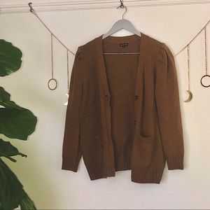 (Autumnal Sale- 2 for $25) Puffed Sleeve Cardigan